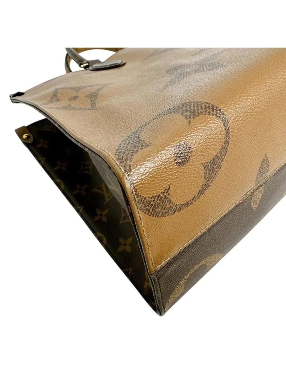 Louis Vuitton Monogram Giant Reverse Handbag On-the-go MM Tote Bag - Picture 9 of 15